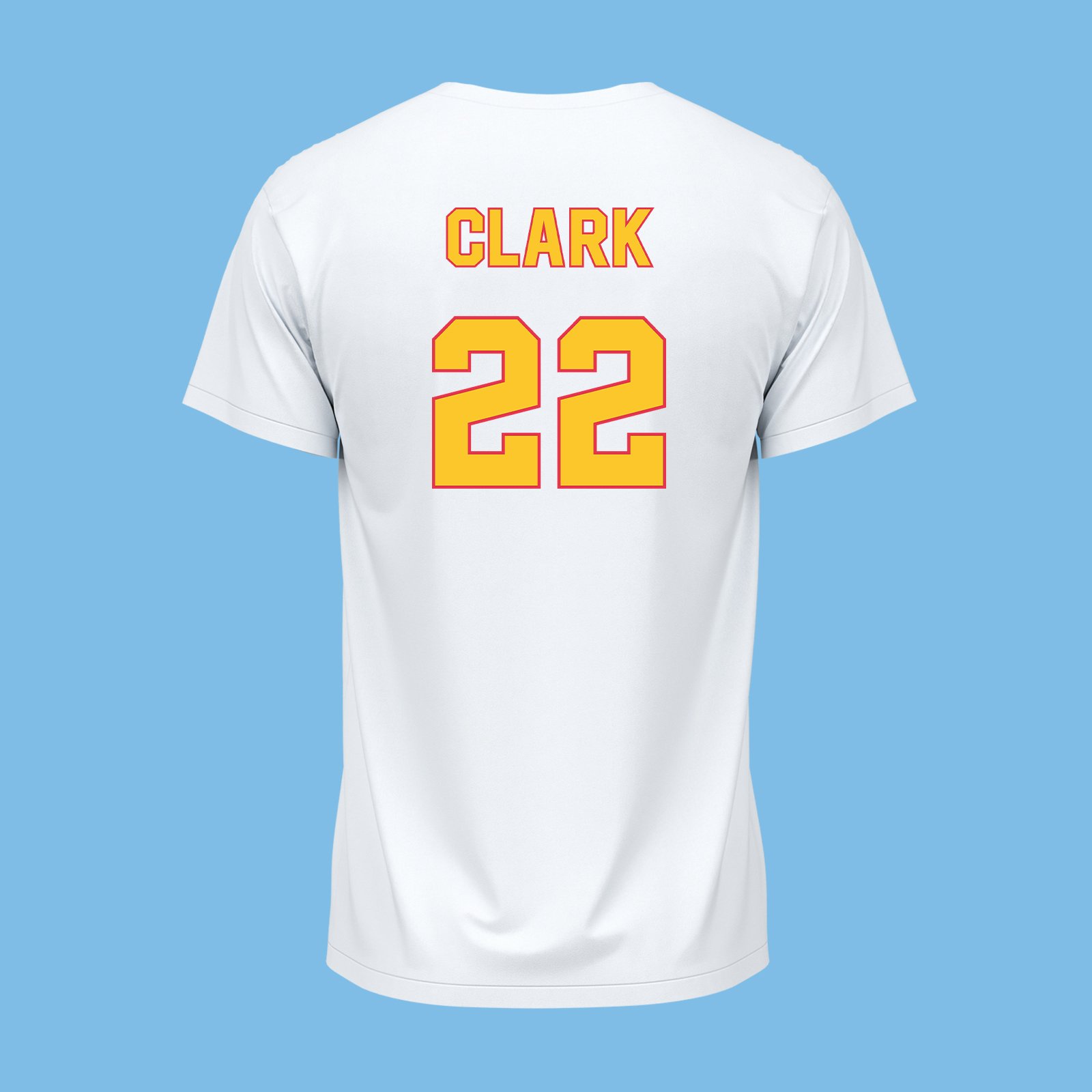 YELLOW CATLINE CLARK FRONT T-SHIRT